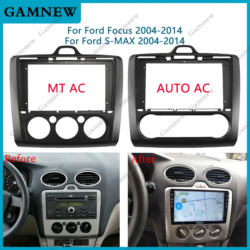 9 Inch Car Frame Fascia Adapter Android Radio Dash Fitting Panel Kit For Ford Focus Mk2 MK3 S-MAX 2004 - 2014
9 Inch Car Frame Fascia Adapter Android Radio Dash Fitting Panel Kit For Ford Focus Mk2 MK3 S-MAX 2004 - 2014