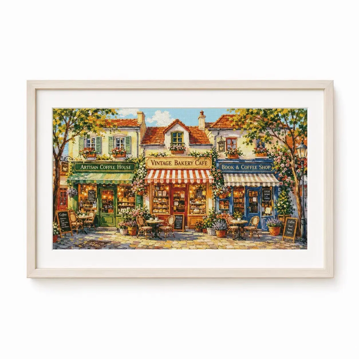 ZZ8789 Street 14CT 16CT 18CT Stamped Canvas Cross Stitch DIY Set Needlework Embroidery 99 Colors
ZZ8789 Street 14CT 16CT 18CT Stamped Canvas Cross Stitch DIY Set Needlework Embroidery 99 Colors