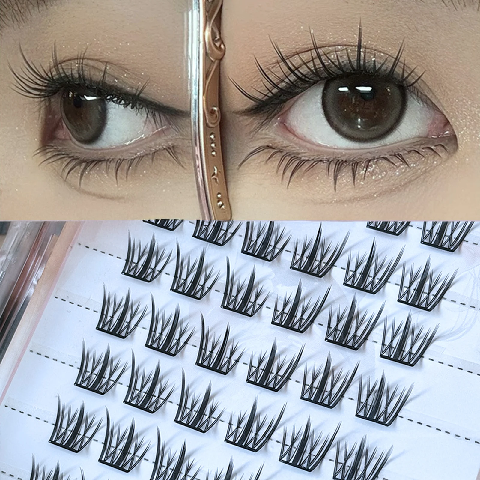 Glue-free Daily Eyelash Clusters Segmentation Natural Lash Extension for Daily Life Or Important Occasions
Glue-free Daily Eyelash Clusters Segmentation Natural Lash Extension for Daily Life Or Important Occasions