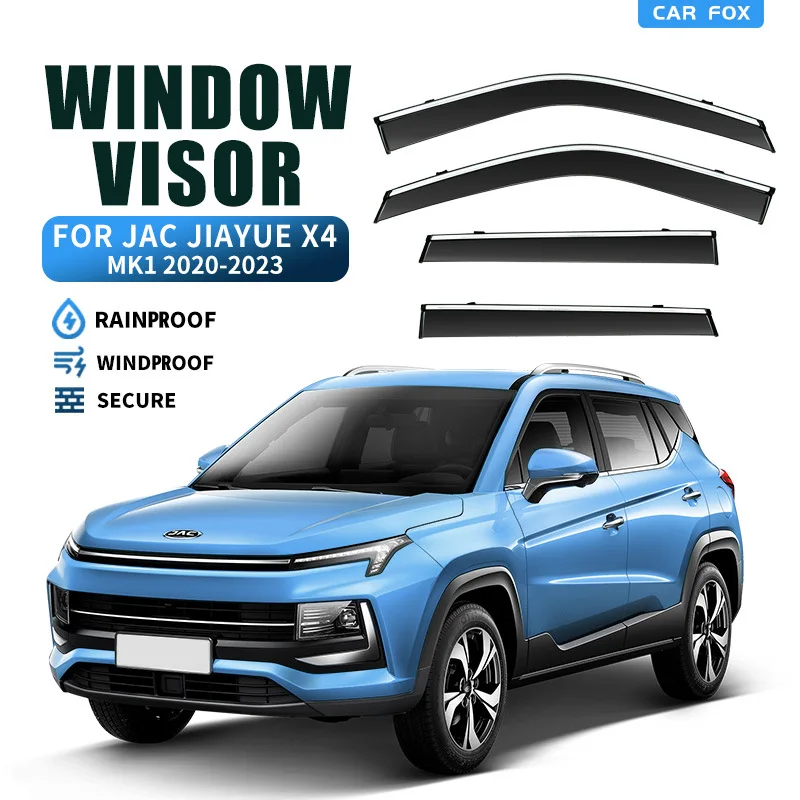 For JAC Jiayue X4 2020-2023 Car Window Visors Awnings Shelters Rain Guards Weathershields Sun Rain Deflectors Car Accessories
For JAC Jiayue X4 2020-2023 Car Window Visors Awnings Shelters Rain Guards Weathershields Sun Rain Deflectors Car Accessories