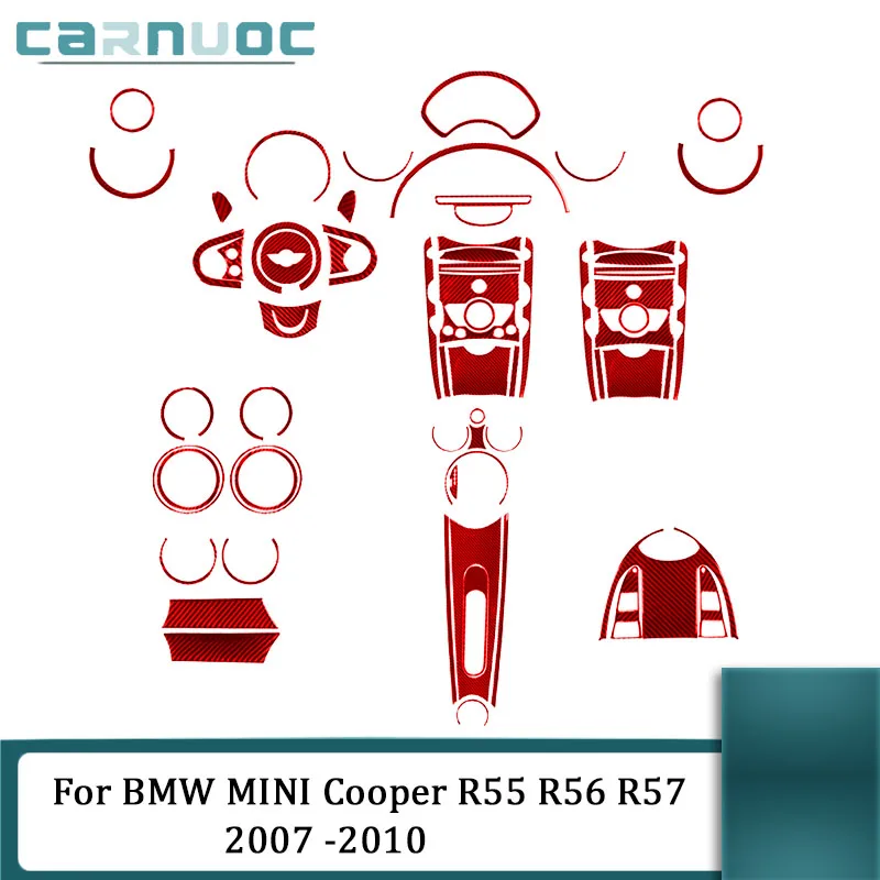 Car Interior Decorative Accessories For BMW MINI Cooper R55 R56 R57 2007 2008 2009 2010 Carbon Fiber Red Stickers Cover Trim
Car Interior Decorative Accessories For BMW MINI Cooper R55 R56 R57 2007 2008 2009 2010 Carbon Fiber Red Stickers Cover Trim