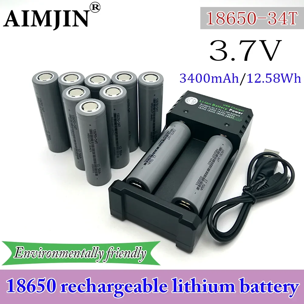 18650 battery Rechargeable Battery 3.7V 3400Mah with Charger 18650 Li-Ion Battery
18650 battery Rechargeable Battery 3.7V 3400Mah with Charger 18650 Li-Ion Battery