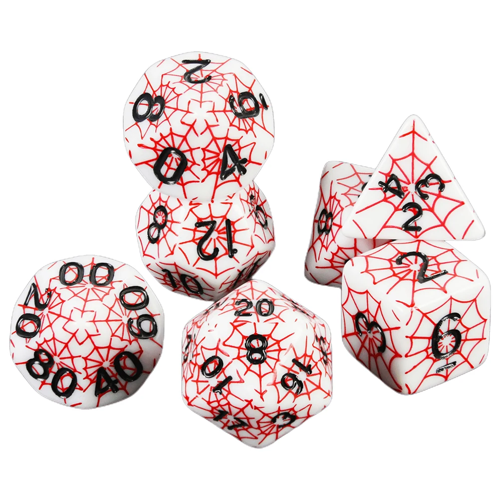 Игральные кости DND набор в паутине, дизайн D4 D6 D8 D10 D00 D12 D20, многогранные игральные кости идеально подходят для настольных игр, ролевых игр
Игральные кости DND набор в паутине, дизайн D4 D6 D8 D10 D00 D12 D20, многогранные игральные кости идеально подходят для настольных игр, ролевых игр