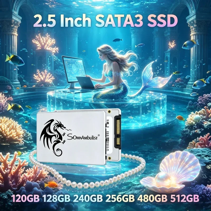 Durable Structure Ultra Swift Speed 2.5" SATA3 SSD SomnAmbulist 2026 New Version Exquisite Craft Universal Full PC Upgrade Disk
Durable Structure Ultra Swift Speed 2.5" SATA3 SSD SomnAmbulist 2026 New Version Exquisite Craft Universal Full PC Upgrade Disk
