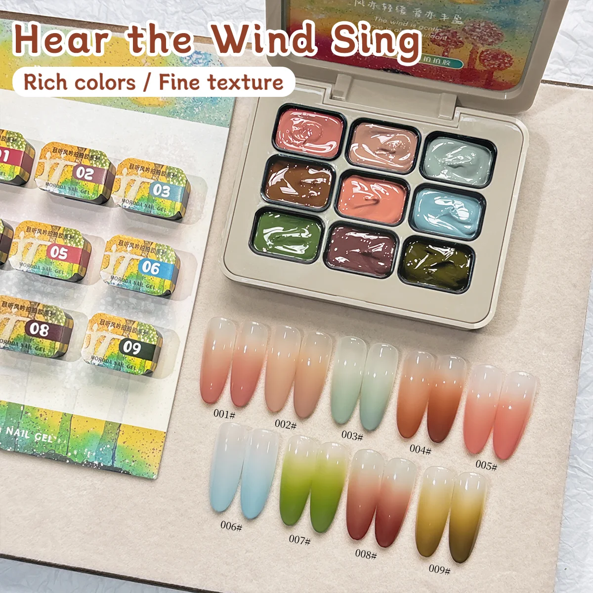 9-цветный клей для похлопывания слушай ветру, размазывание консервов, высокая насыщенность, популярный полутвердый клей для лака для ногтей, специальный клей для маникюрного салона
9-цветный клей для похлопывания слушай ветру, размазывание консервов, высокая насыщенность, популярный полутвердый клей для лака для ногтей, специальный клей для маникюрного салона