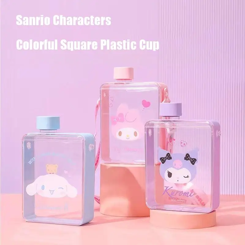 Sanrio Characters Colorful Square Plastic Cup Kawaii Cinnamoroll Kuromi Mymelody 500Ml Large Capacity Portable When Going Out
Sanrio Characters Colorful Square Plastic Cup Kawaii Cinnamoroll Kuromi Mymelody 500Ml Large Capacity Portable When Going Out