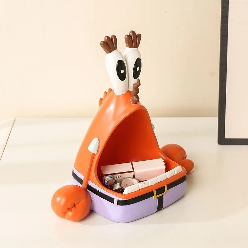 Mr. Krabs Key Storage Ornament Entrance Hall Tray & Decorative Box Cute Cartoon SpongeBo SquarePants Merchandise Anime Cartoon
Mr. Krabs Key Storage Ornament Entrance Hall Tray & Decorative Box Cute Cartoon SpongeBo SquarePants Merchandise Anime Cartoon