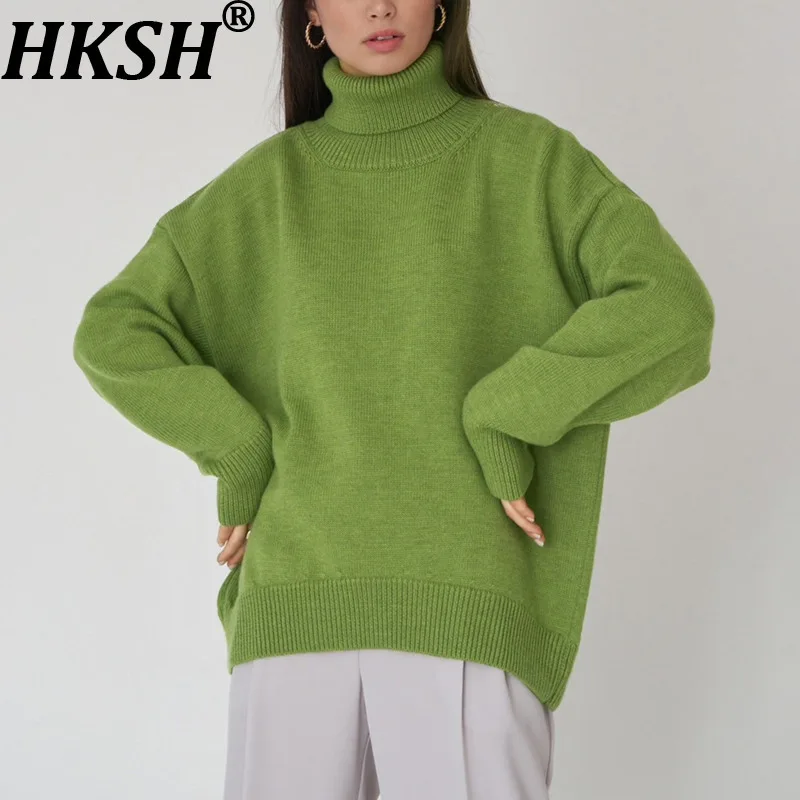 HKSH 2022, осенне-зимний новый женский свитер, однотонная водолазка с длинным рукавом, универсальный повседневный вязаный пуловер, топ HK14206
HKSH 2022, осенне-зимний новый женский свитер, однотонная водолазка с длинным рукавом, универсальный повседневный вязаный пуловер, топ HK14206