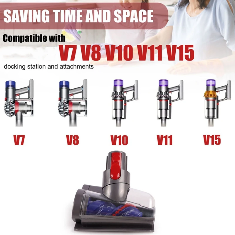 A22Z Anti-Tangle Mini Motorized Brush Head for Dyson V7 V8 V10 V11 V15 Vacuum Attachments Mite Brush for Sofas Beds Car Seats
A22Z Anti-Tangle Mini Motorized Brush Head for Dyson V7 V8 V10 V11 V15 Vacuum Attachments Mite Brush for Sofas Beds Car Seats