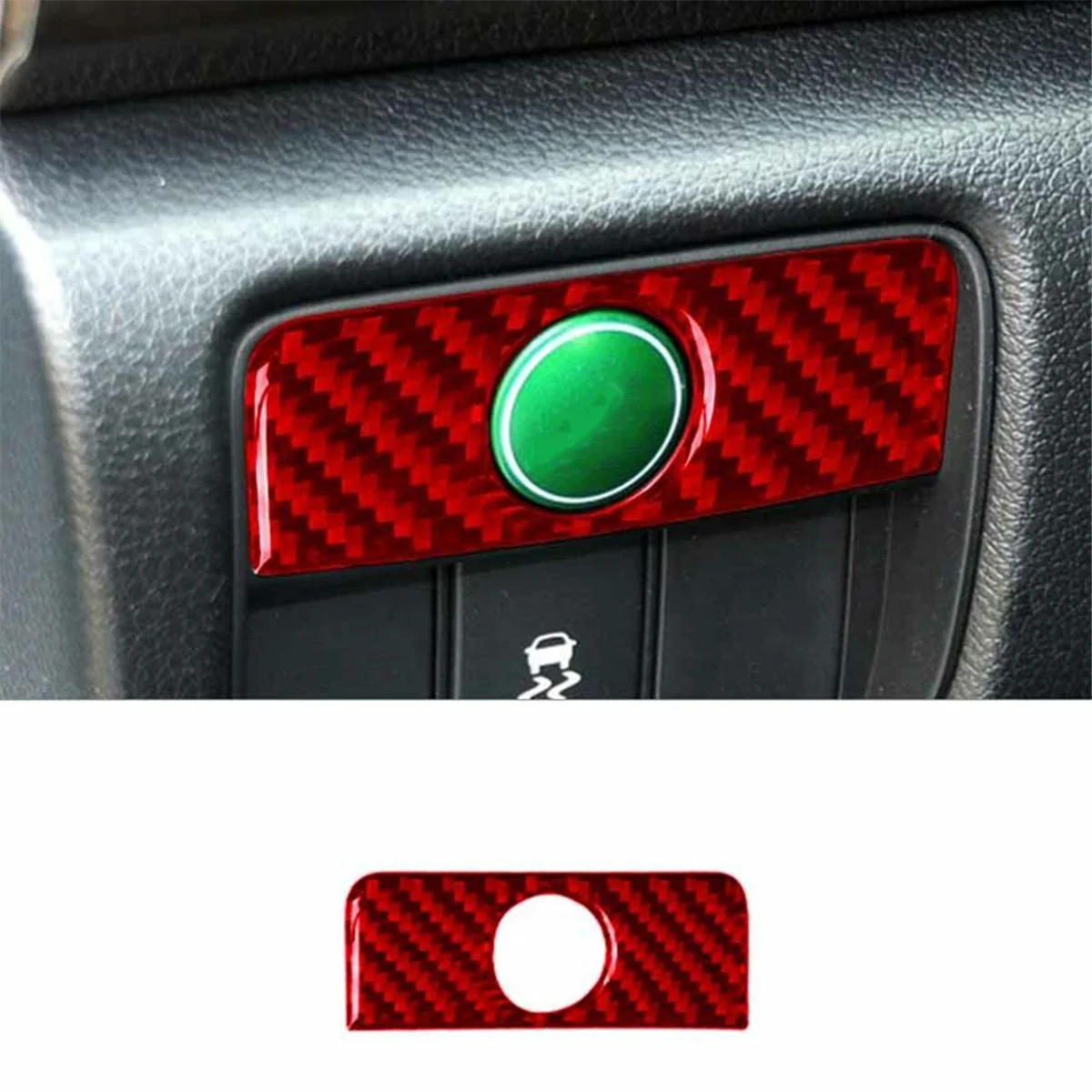 Reliable-Red Carbon Fiber Interior ECON Button Panel Cover Trim for Honda Accord 2013-17-ABIQ
Reliable-Red Carbon Fiber Interior ECON Button Panel Cover Trim for Honda Accord 2013-17-ABIQ