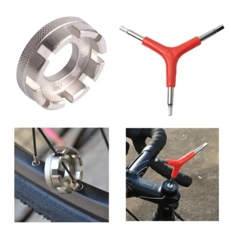 Ключ для велосипедных спиц 4/5/6 мм Y-образный 3-ходовой шестигранный ключ для езды на велосипеде, инструмент для ремонта горного велосипеда
Ключ для велосипедных спиц 4/5/6 мм Y-образный 3-ходовой шестигранный ключ для езды на велосипеде, инструмент для ремонта горного велосипеда