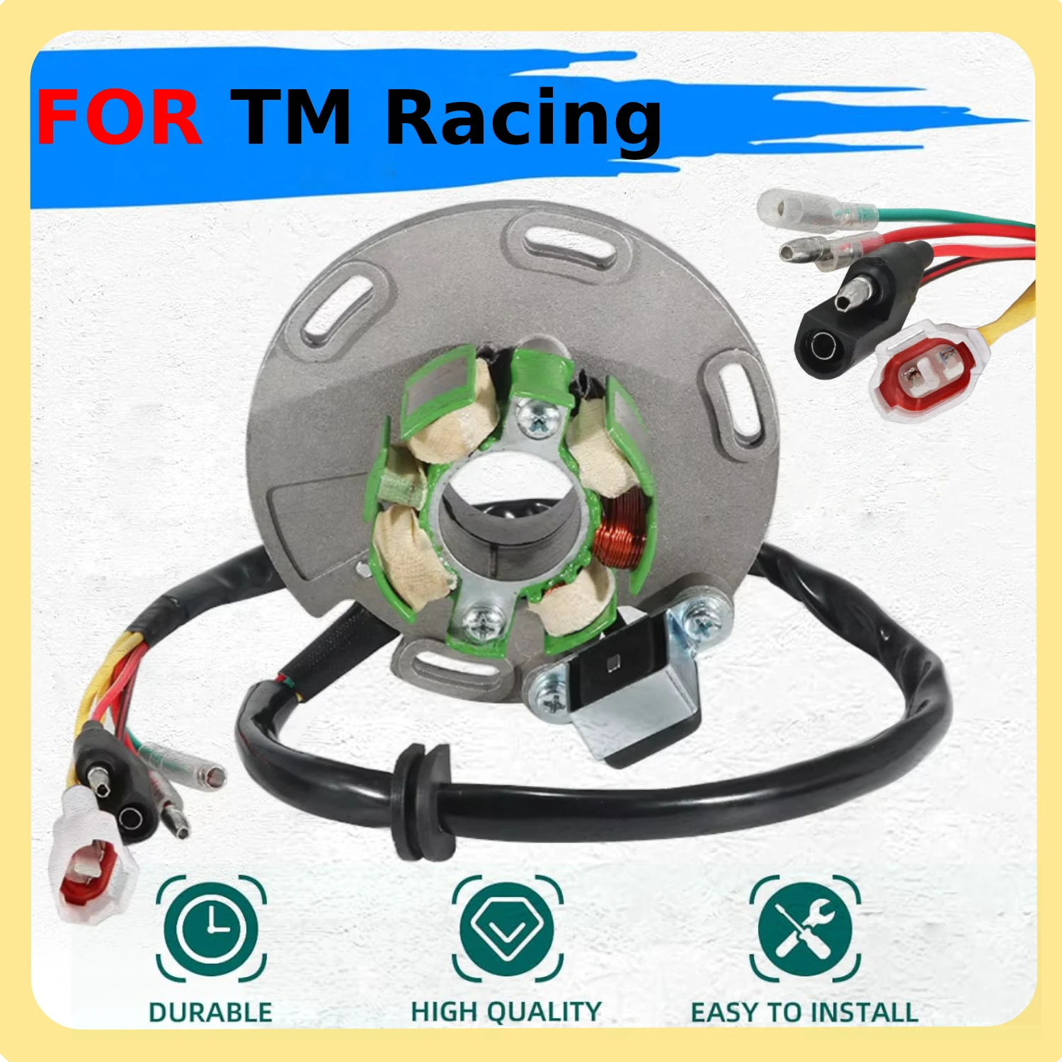 For TM RACING 80 / 85 / 100 / 125 / 144 / 300 2 Temps Junior MX EN 2010 2011 2012 2013 Motorcycle Magneto Generator Stator Coil
For TM RACING 80 / 85 / 100 / 125 / 144 / 300 2 Temps Junior MX EN 2010 2011 2012 2013 Motorcycle Magneto Generator Stator Coil