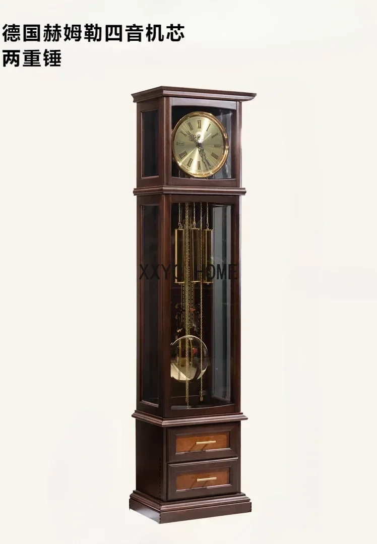 Duits Hermle Chinese Retro De Grootvader Klok Woonkamer Villa Klok Mechanische Massief Hout Verticale Slinger Klok
Duits Hermle Chinese Retro De Grootvader Klok Woonkamer Villa Klok Mechanische Massief Hout Verticale Slinger Klok