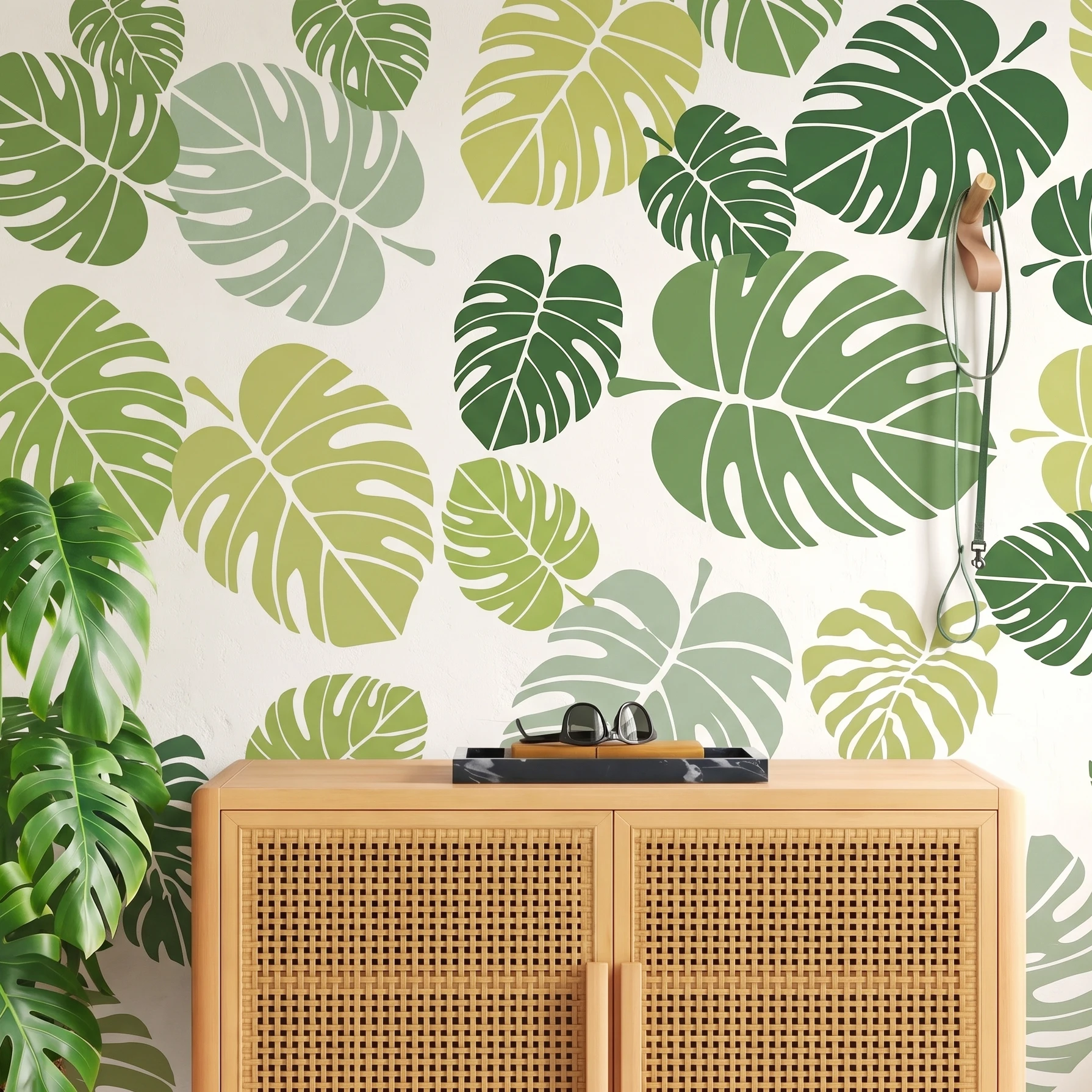 Large Tropical Monstera Leaf Wall Stencil Reusable templates for painting on the wall Home Decor for bedroom Customization
Large Tropical Monstera Leaf Wall Stencil Reusable templates for painting on the wall Home Decor for bedroom Customization