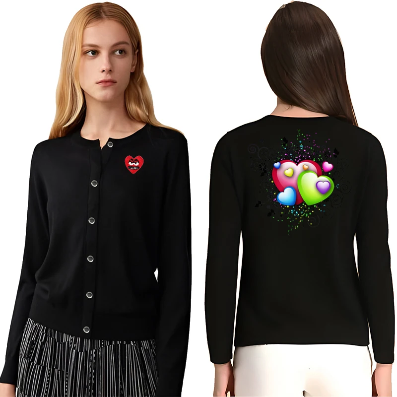 Beckoning Printing Women Cardigan Cotton Cute Snag Heart Embroidery O-Neck Single Breasted Long Sleeves Autumn Fit Sweater
Beckoning Printing Women Cardigan Cotton Cute Snag Heart Embroidery O-Neck Single Breasted Long Sleeves Autumn Fit Sweater