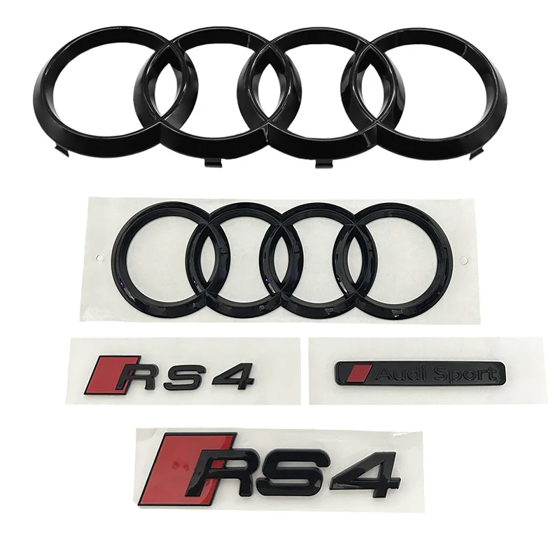 Audi RS4 2016-2020 4Ring Car Logo Hood Front Grill Emblem Rear Trunk Badge Stickers RS4 Emblem Decal Decoration Accessories
Audi RS4 2016-2020 4Ring Car Logo Hood Front Grill Emblem Rear Trunk Badge Stickers RS4 Emblem Decal Decoration Accessories