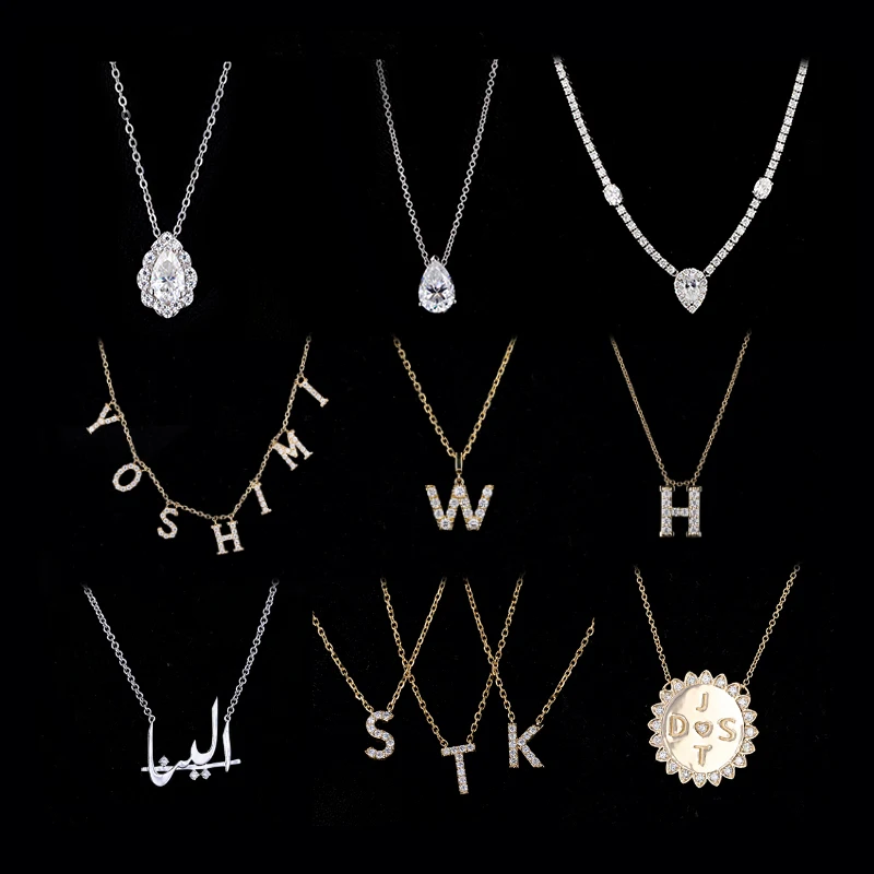 Starsgem Customize Woman 9K 10K 14K 18K Gold Mosan GRA VVS Custom Fine Jewelry Necklace Moissanite Pendant
Starsgem Customize Woman 9K 10K 14K 18K Gold Mosan GRA VVS Custom Fine Jewelry Necklace Moissanite Pendant