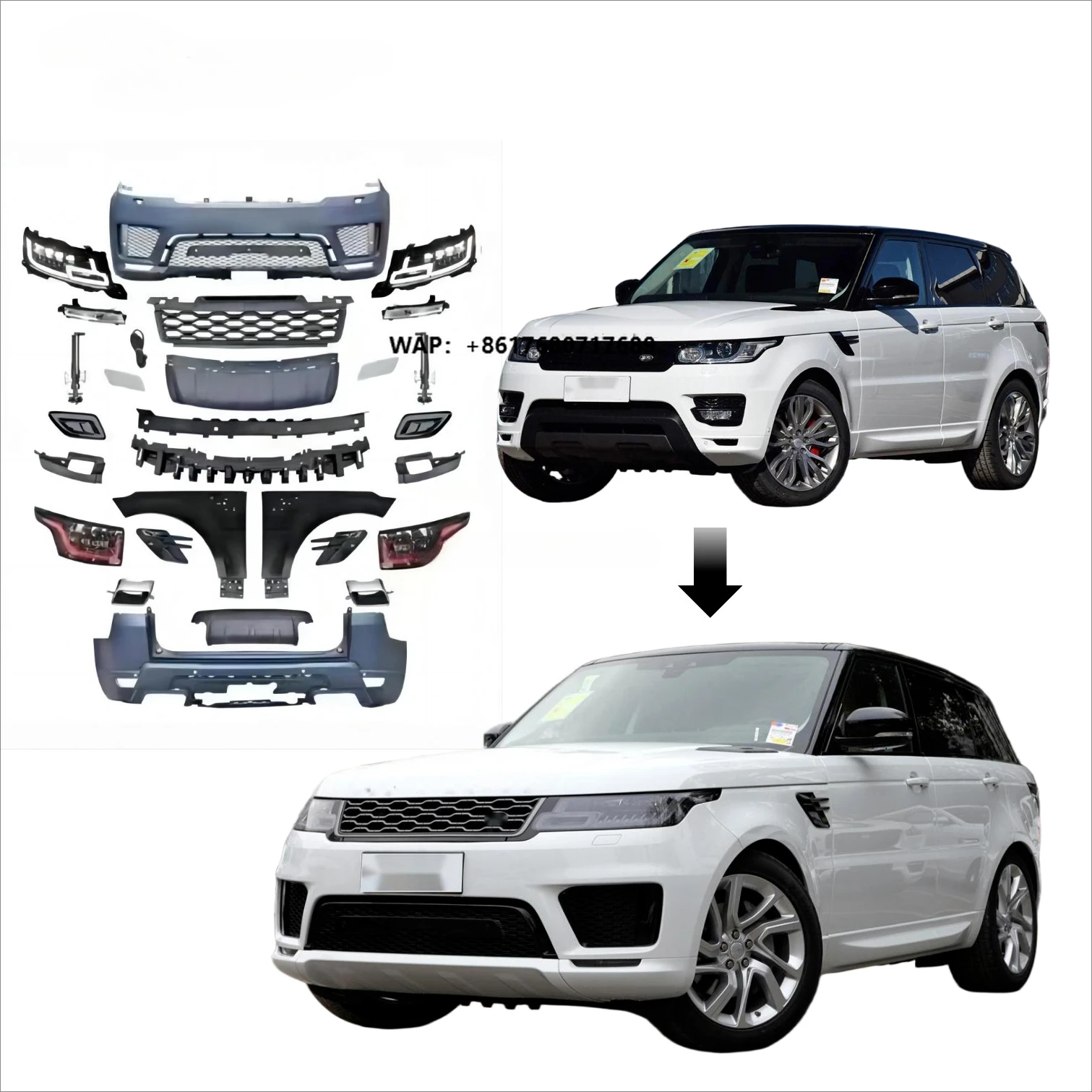 Ready Stock for Bodykit Range Rover Sport Upgrade to OE Original Style Bodykit 2013-2017 Facelift to 2018 Model
Ready Stock for Bodykit Range Rover Sport Upgrade to OE Original Style Bodykit 2013-2017 Facelift to 2018 Model