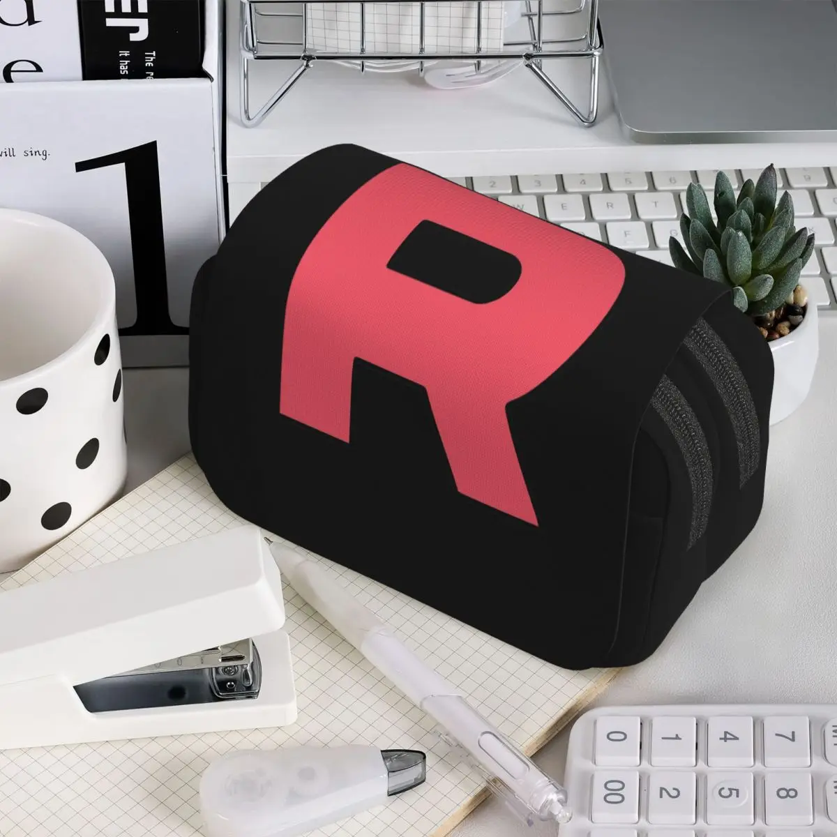 Letter R Team Rocket Logo Pencil Case for Students School Pen Box Pencil Bag Stationery Supplies Pen Holder Bag
Letter R Team Rocket Logo Pencil Case for Students School Pen Box Pencil Bag Stationery Supplies Pen Holder Bag