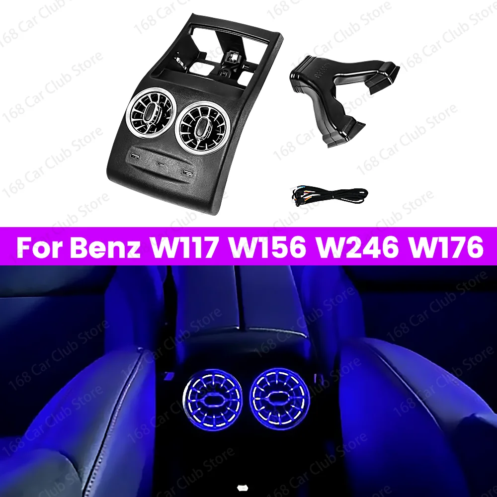 LED 12 Color Rear Turbo Vent Ambient Light For Mercedes Benz X156 W246 W117 W176 Auto Light Refit Air Vent Lnterior Components
LED 12 Color Rear Turbo Vent Ambient Light For Mercedes Benz X156 W246 W117 W176 Auto Light Refit Air Vent Lnterior Components