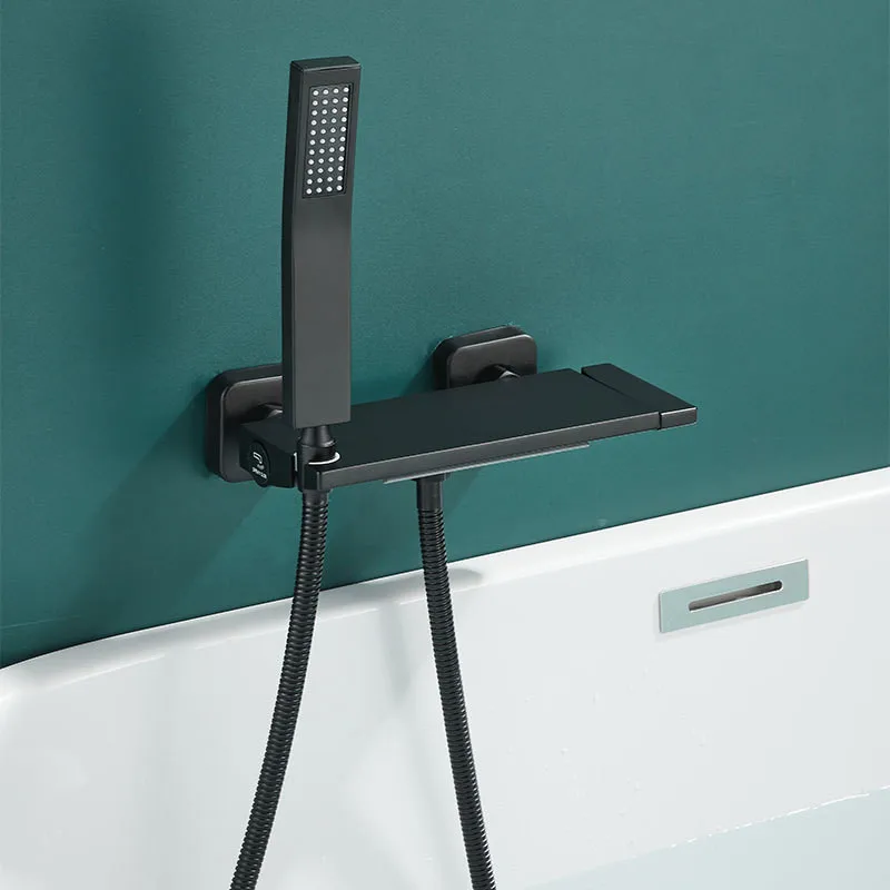 Tuqiu Black Waterfall Bathtub and Shower Mixer Gray Bath and Shower Faucet Set Wall Mounted Brass White Bathroom Taps Brass
Tuqiu Black Waterfall Bathtub and Shower Mixer Gray Bath and Shower Faucet Set Wall Mounted Brass White Bathroom Taps Brass