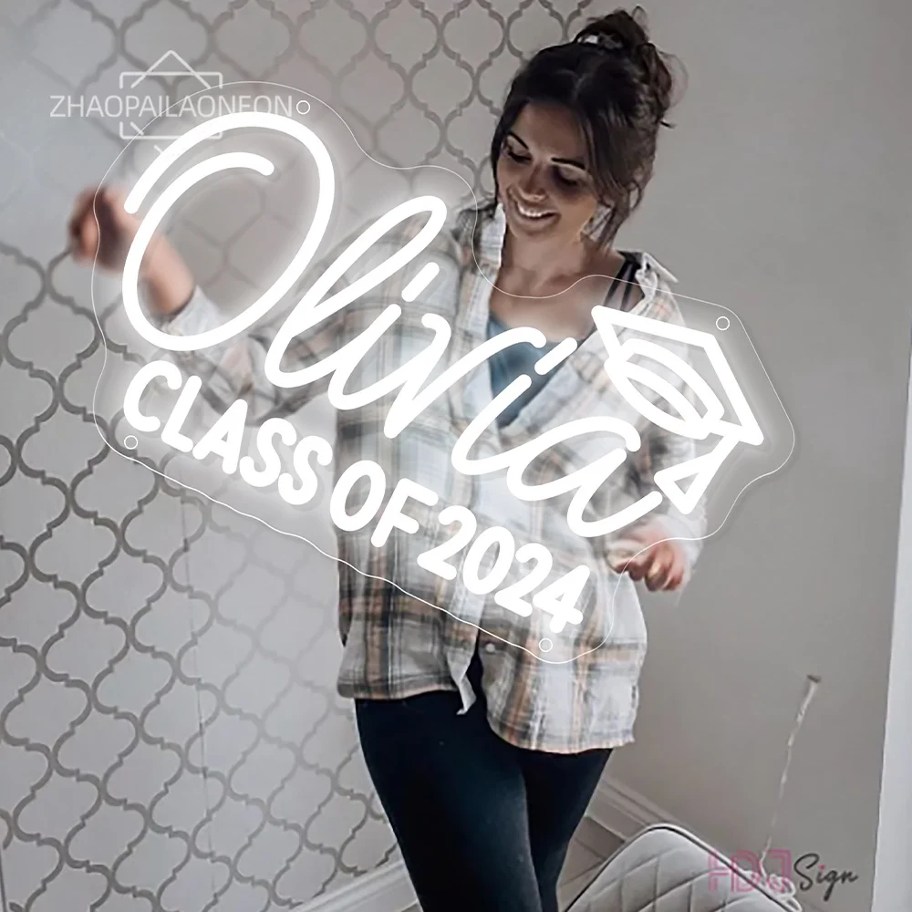 Name Class of 2024 Custom Congrates Graduation LED Neon Sign Room Decor Neon Lights Wall Art Decoration Bedroom LED Lamps Gifts
Name Class of 2024 Custom Congrates Graduation LED Neon Sign Room Decor Neon Lights Wall Art Decoration Bedroom LED Lamps Gifts