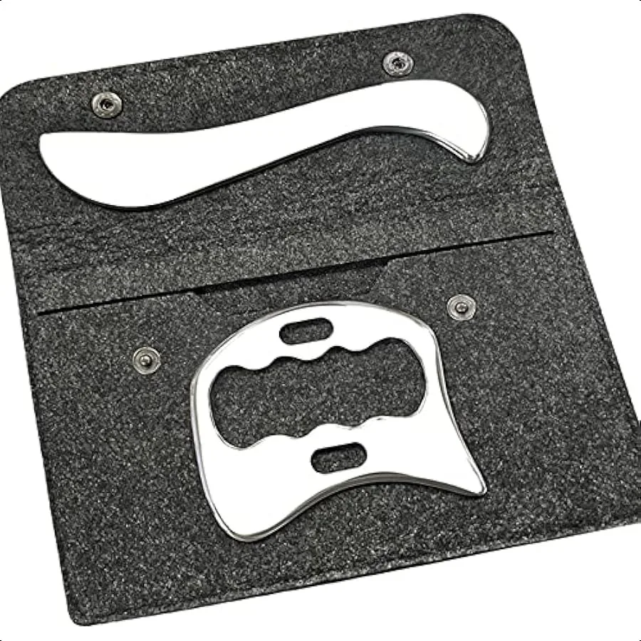 Stainless Steel Gua Sha Scraping Massage ToolMuscle Scraper Soft Tissue MobilizationPhysical Therapy for Back Legs Arms 2 PCS
Stainless Steel Gua Sha Scraping Massage ToolMuscle Scraper Soft Tissue MobilizationPhysical Therapy for Back Legs Arms 2 PCS