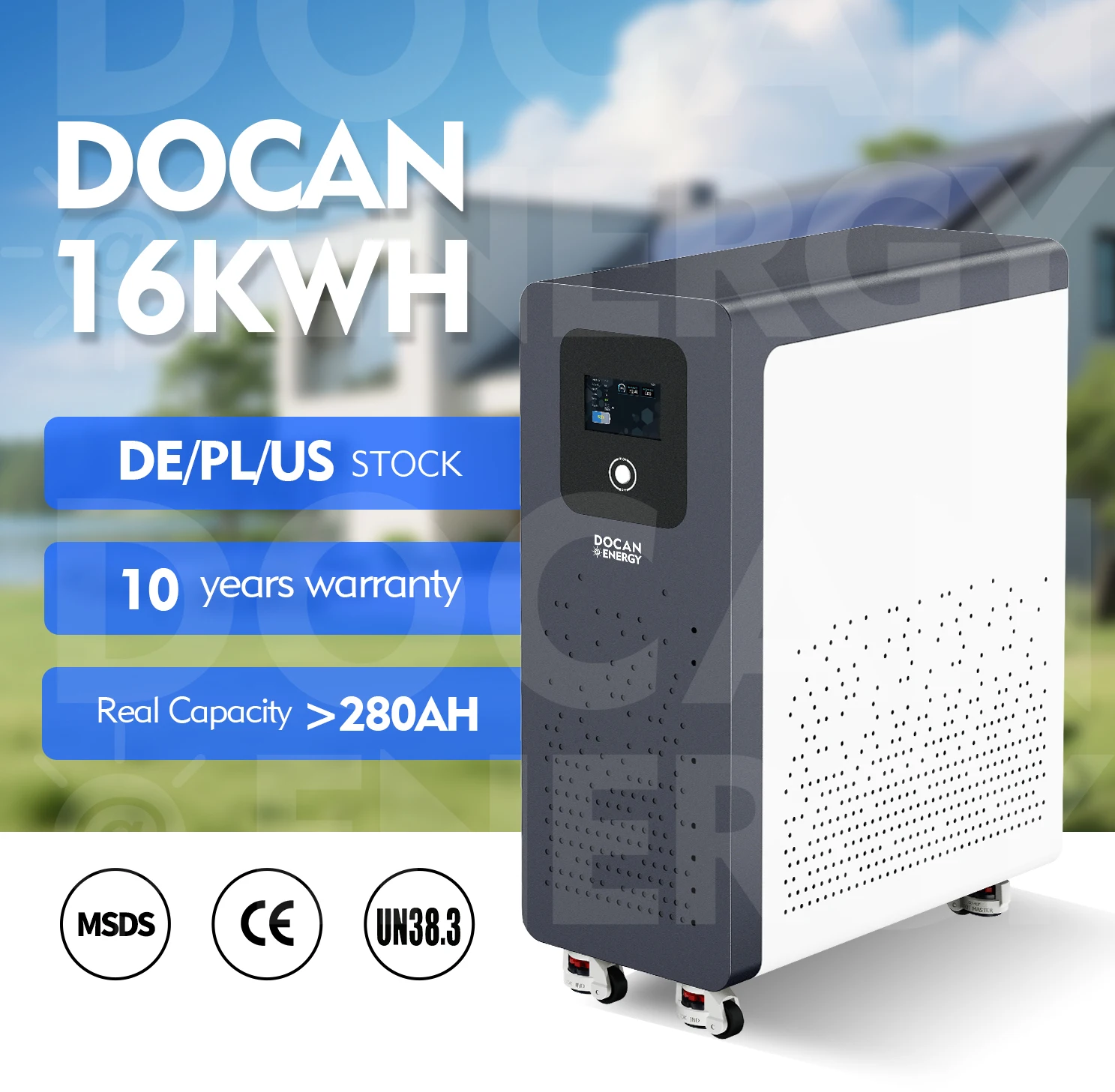 Vertical 16kWh Battery Pack Inner EVE/SEVB/DESAY/CALB/CATL 280Ah 314Ah 320Ah LiFePO4 Solar Storage Battery Cells
Vertical 16kWh Battery Pack Inner EVE/SEVB/DESAY/CALB/CATL 280Ah 314Ah 320Ah LiFePO4 Solar Storage Battery Cells