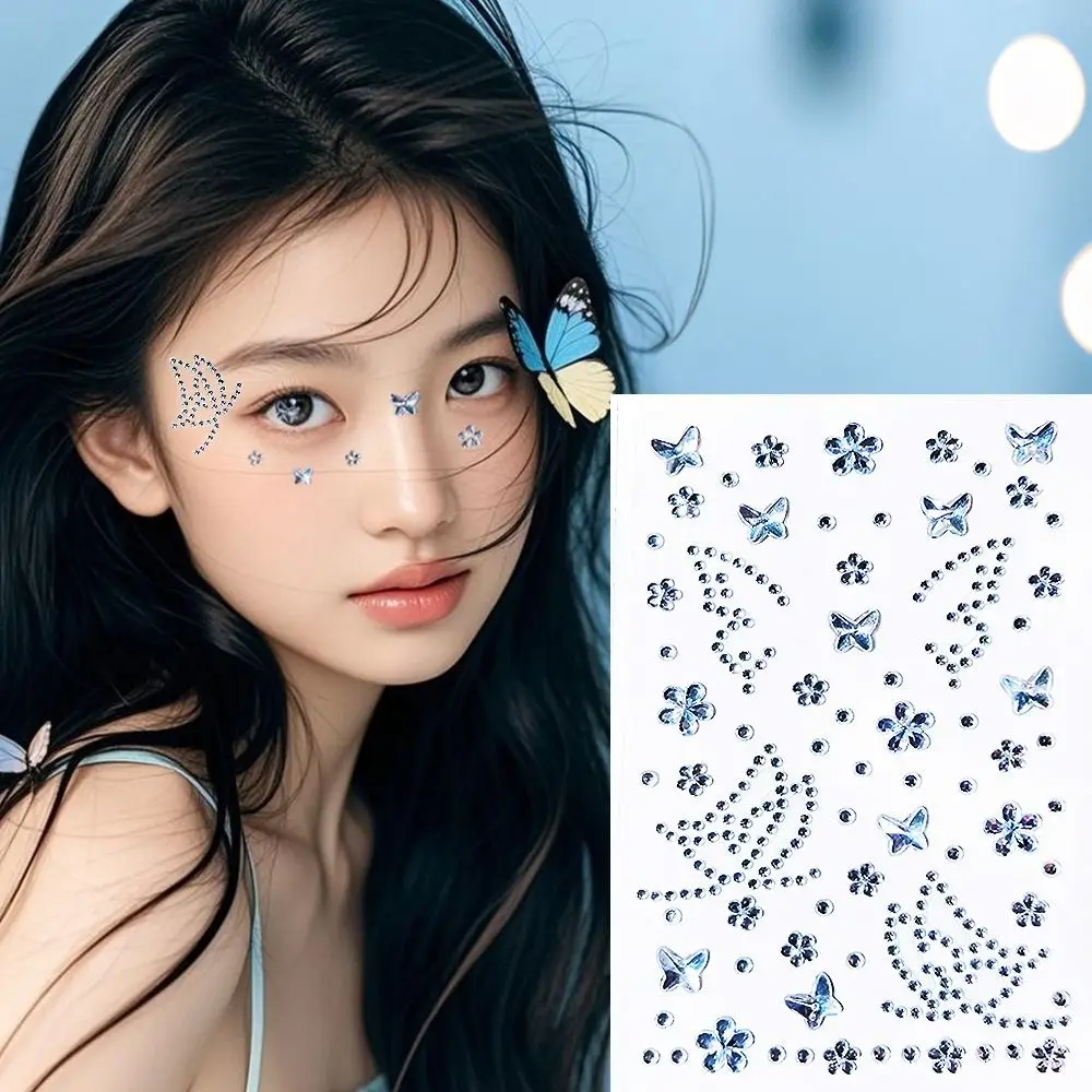 New Sparkling 3D Sticker Self-Adhesive DIY Diamond Temporary Gift Butterfly Stage Makeup Stickers Jewels Decor
New Sparkling 3D Sticker Self-Adhesive DIY Diamond Temporary Gift Butterfly Stage Makeup Stickers Jewels Decor