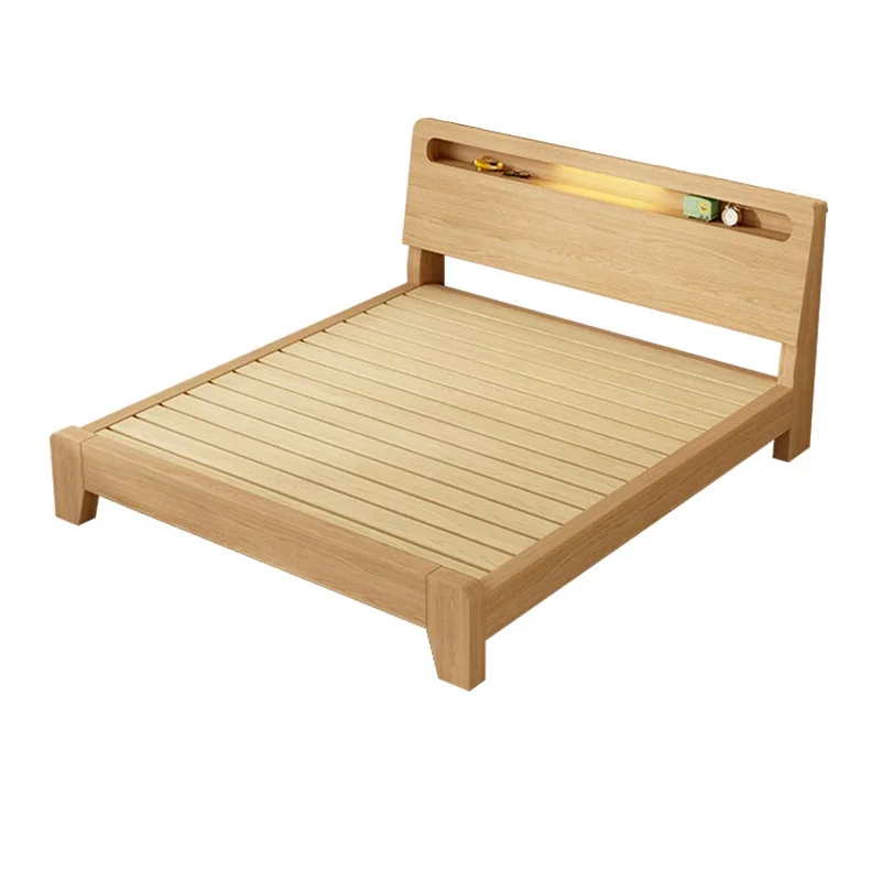 Solid wood bed household 1.5M master bedroom double bed modern simple 1.8m simple rental house single bed rack 1.2
Solid wood bed household 1.5M master bedroom double bed modern simple 1.8m simple rental house single bed rack 1.2