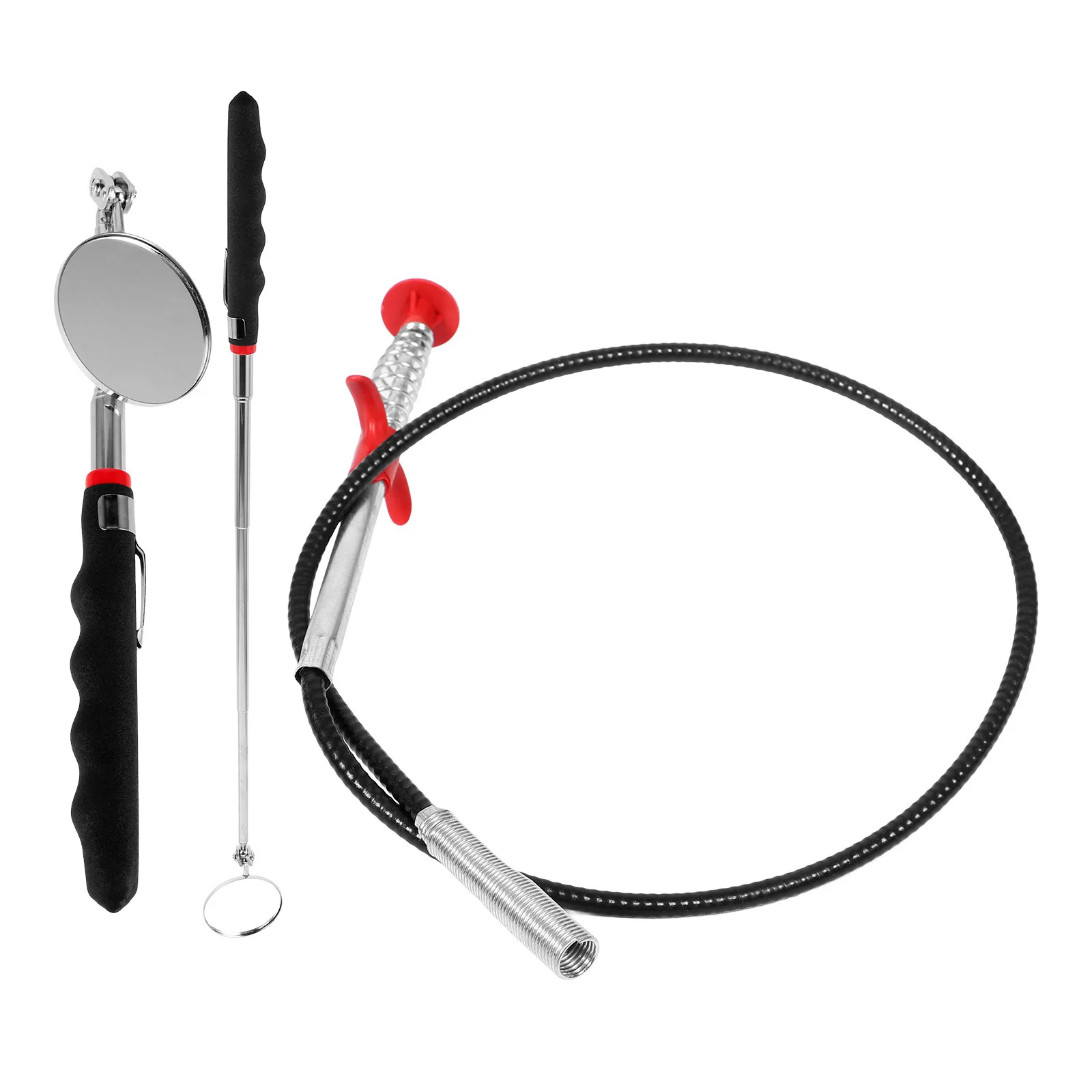 1 set Inspection Mirror Set Extendable Telescoping for Car Bottom Repair Tools Adjustable Clear Magnetic Pickup Vehicle Work
1 set Inspection Mirror Set Extendable Telescoping for Car Bottom Repair Tools Adjustable Clear Magnetic Pickup Vehicle Work