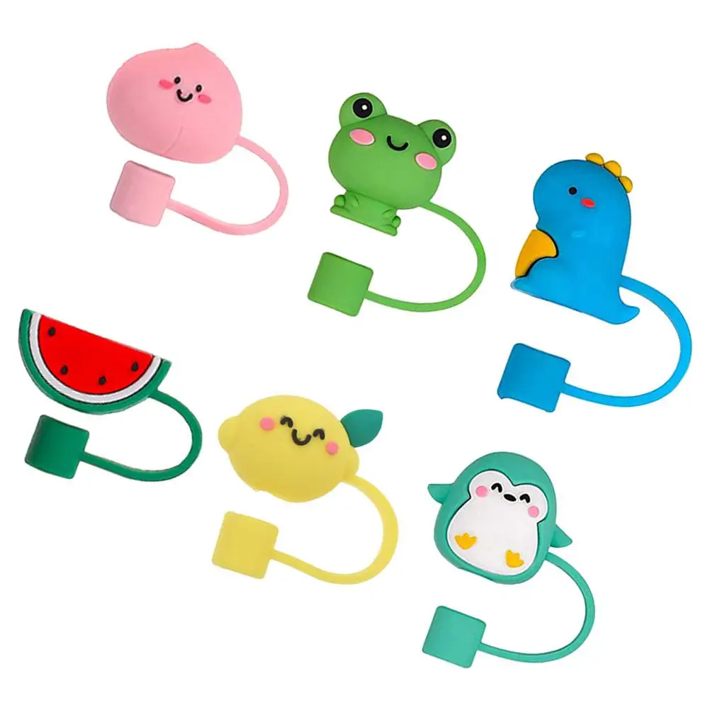 6 Pcs Straw Caps Dustproof Covers Reusable Silicone Cute Cartoon Anti Dust Tip Protectors Gifts Accessories
6 Pcs Straw Caps Dustproof Covers Reusable Silicone Cute Cartoon Anti Dust Tip Protectors Gifts Accessories
