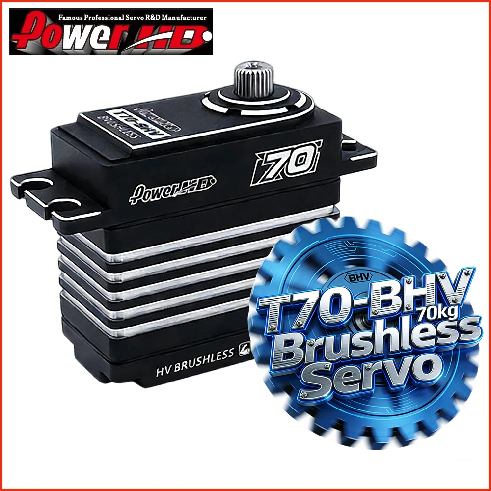 Power HD PowerHD T70-BHV T70BHV 6-8.4V 70kg Steel Gear Brushless Servo
Power HD PowerHD T70-BHV T70BHV 6-8.4V 70kg Steel Gear Brushless Servo