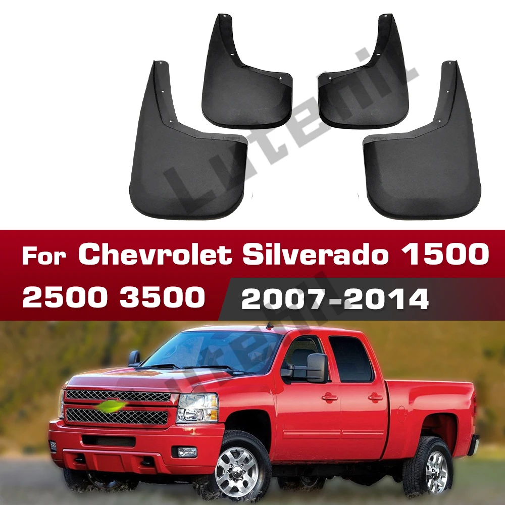 For Chevrolet Silverado 1500 2500 3500 2007-2014 2012 2013 Fender Mudflaps Splash Guards Mudguards Mud Flaps car Accessories
For Chevrolet Silverado 1500 2500 3500 2007-2014 2012 2013 Fender Mudflaps Splash Guards Mudguards Mud Flaps car Accessories