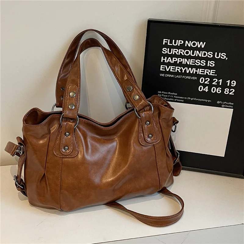 Nesitu Retro Roomy A4 PU Leather Women Handbag Crossbody Shoulder Messenger Bag Female Luxury Classic Large Capacity Tote M191 2
Nesitu Retro Roomy A4 PU Leather Women Handbag Crossbody Shoulder Messenger Bag Female Luxury Classic Large Capacity Tote M191 2