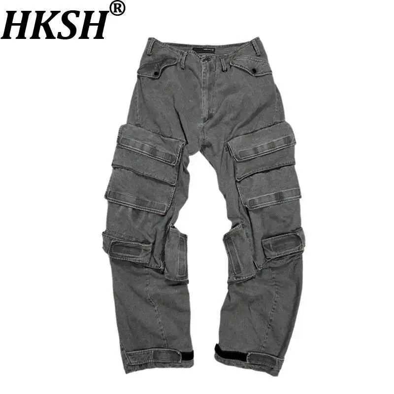 HKSH Spring Autumn New Men Tide Waste Land Cotton Distressed Multi-Pockets Cut Cargo Pants Trendy Chic Ins Overalls Punk HK24224
HKSH Spring Autumn New Men Tide Waste Land Cotton Distressed Multi-Pockets Cut Cargo Pants Trendy Chic Ins Overalls Punk HK24224