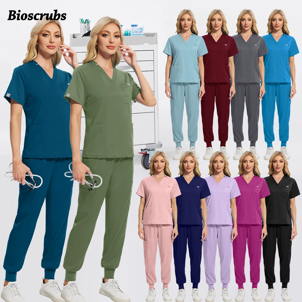 2 Piece Set of Hospital Workwear Nurse Uniform Medical Surgical Uniform Doctor Clinical Nursing Tops Pants High-end Pockets Suit
2 Piece Set of Hospital Workwear Nurse Uniform Medical Surgical Uniform Doctor Clinical Nursing Tops Pants High-end Pockets Suit