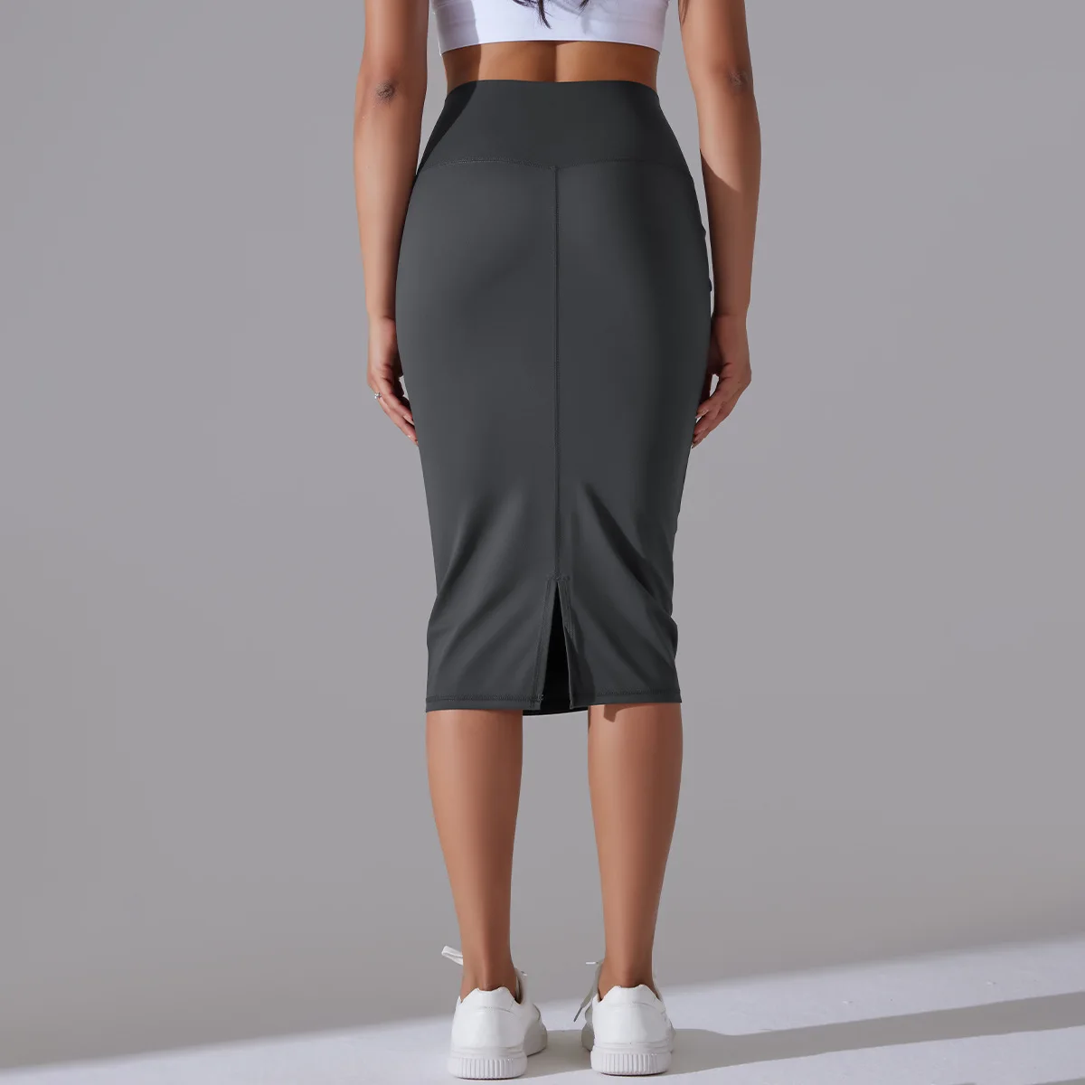 Nude Feel Slim-fit Skirt Casual Sports Skirt High Elastic Skin-friendly Mid-length Split Yoga Female Dress
Nude Feel Slim-fit Skirt Casual Sports Skirt High Elastic Skin-friendly Mid-length Split Yoga Female Dress