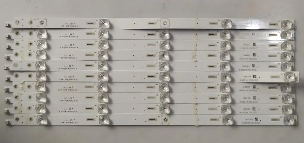 544MM 1SET=10PCS LED Backlight Strip RF-AC550E30-0501S-08 CH55L58A DSBJ-WG 850148047 For 55Q3T 55Q5N 55D3C 55G6 55Q37 C550U15
544MM 1SET=10PCS LED Backlight Strip RF-AC550E30-0501S-08 CH55L58A DSBJ-WG 850148047 For 55Q3T 55Q5N 55D3C 55G6 55Q37 C550U15