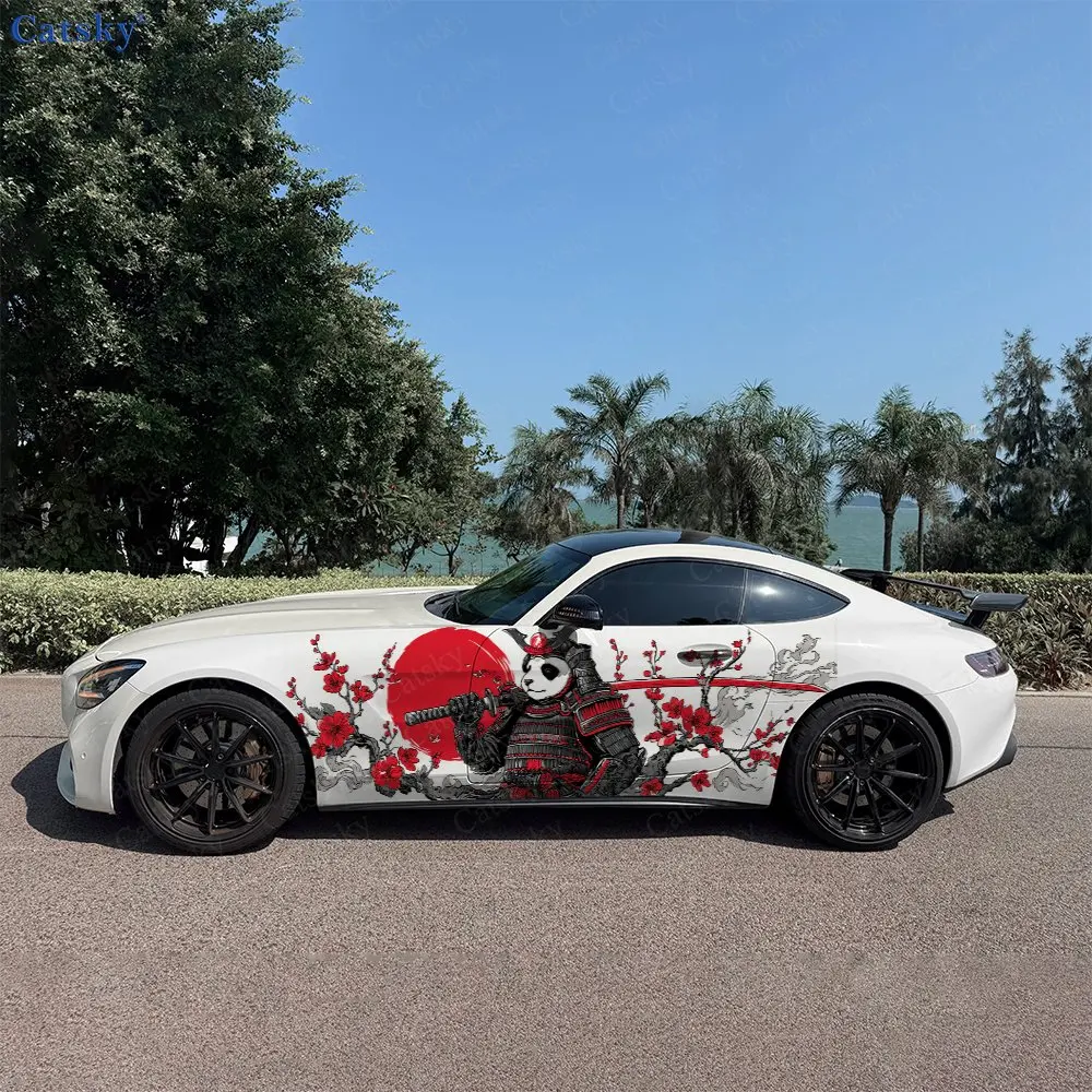 2pcs Panda Warrior Pattern Car Side Wraps, Self-Adhesive PVC Waterproof & Scratch-Resistant Stickers, Car Accessory Gift
2pcs Panda Warrior Pattern Car Side Wraps, Self-Adhesive PVC Waterproof & Scratch-Resistant Stickers, Car Accessory Gift