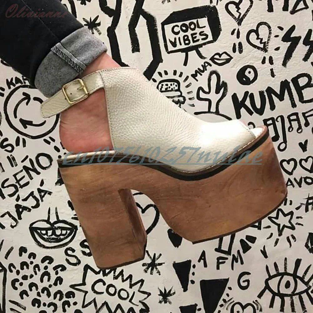 White Matte Leather Thick Soled Peep Toe Pumps Ankle Buckle Chunky High Heel Fashion Sexy Women Shoes 2025 Zapatos Para Mujere
White Matte Leather Thick Soled Peep Toe Pumps Ankle Buckle Chunky High Heel Fashion Sexy Women Shoes 2025 Zapatos Para Mujere