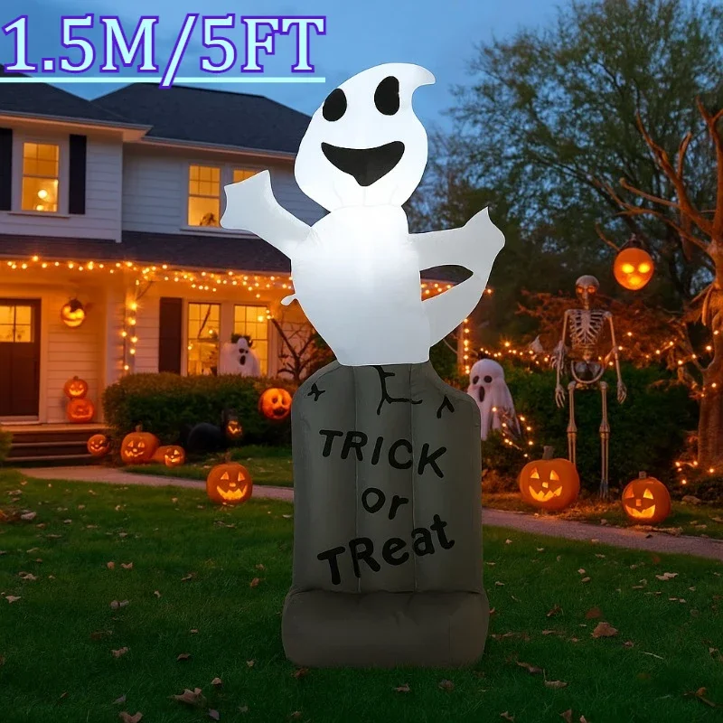 1.5M/5FT Halloween Holiday Lighting Black Bat on Tombstone Led Light Decor Giant Lawn Inflatable Toys Family Outside Decorations
1.5M/5FT Halloween Holiday Lighting Black Bat on Tombstone Led Light Decor Giant Lawn Inflatable Toys Family Outside Decorations