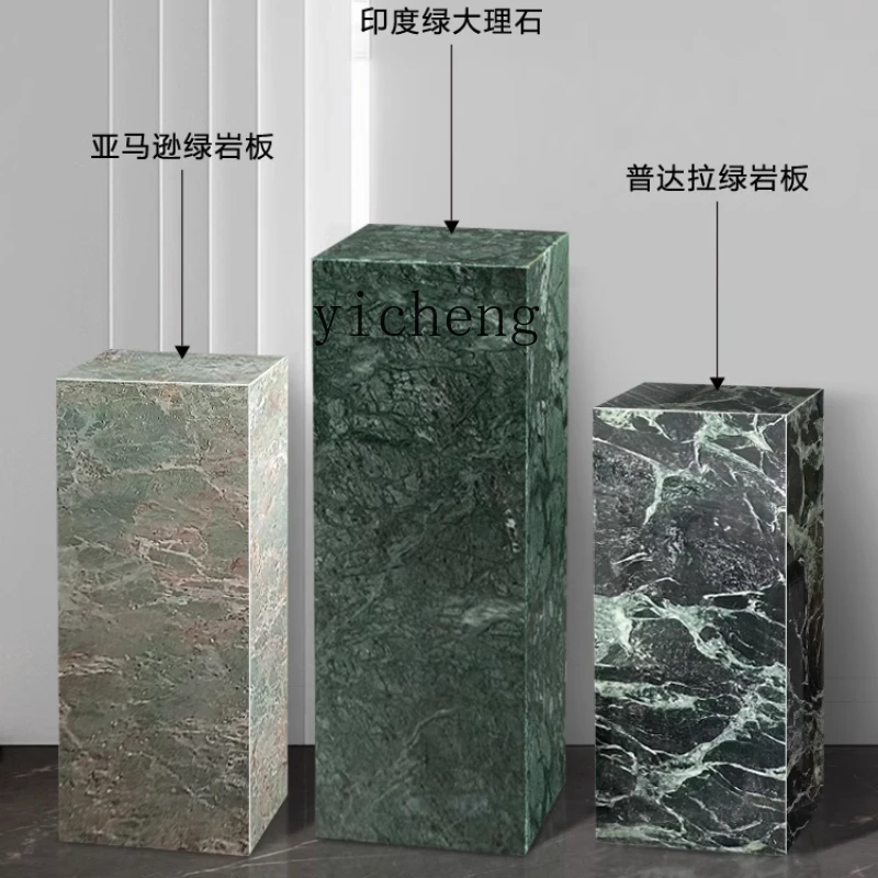 TQH side few marble base floor sculpture table display pier floor type flower stand ornament rock slab base
TQH side few marble base floor sculpture table display pier floor type flower stand ornament rock slab base