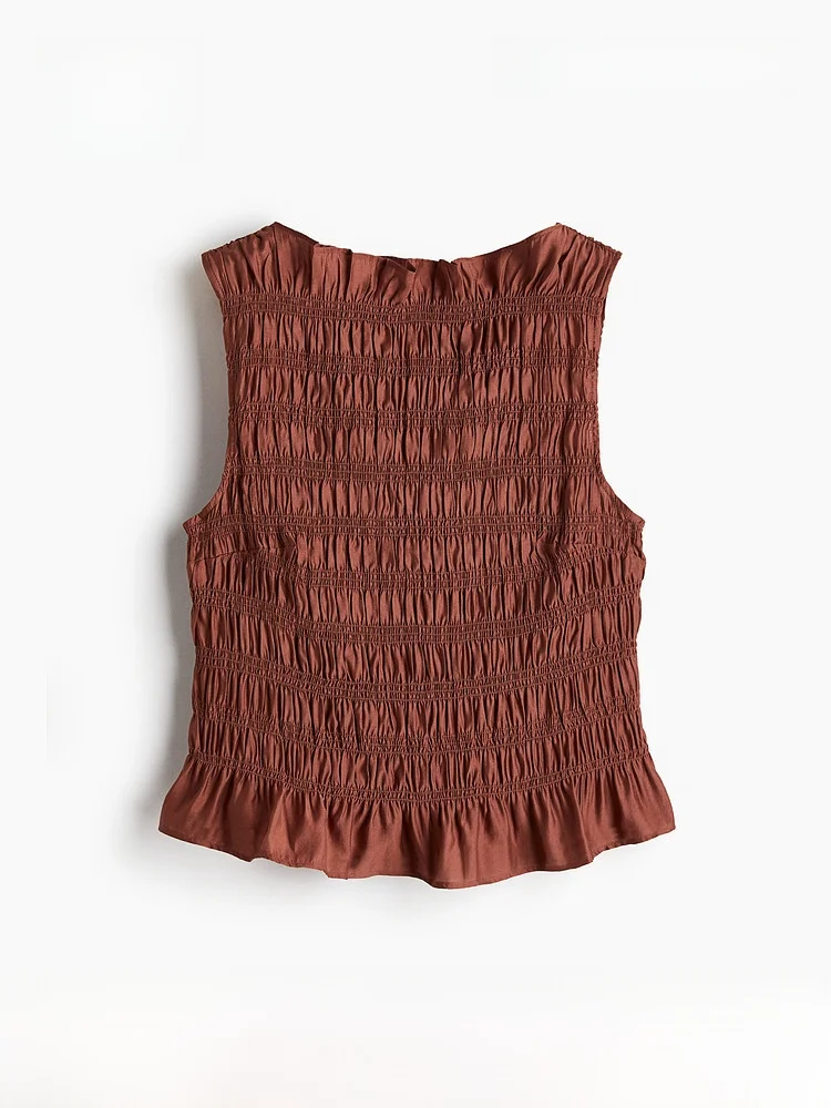 Hm2026 Summer New Women's Pleated Top Casual Style Slim Fit Polyester Viscose Short Sleeveless One Shoulder Pure Color Shirt
Hm2026 Summer New Women's Pleated Top Casual Style Slim Fit Polyester Viscose Short Sleeveless One Shoulder Pure Color Shirt