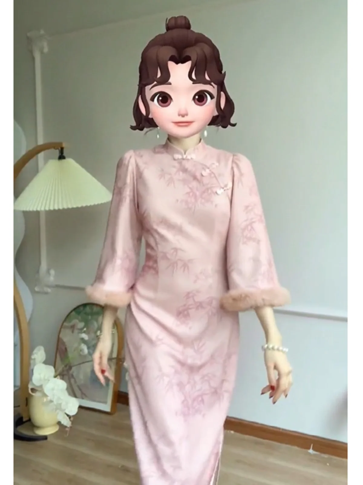 Ele Pink Chinese Sle Wedding Dr Women's High Waist Long Sve Formal Dr for Engagement And Autumn Wear
Ele Pink Chinese Sle Wedding Dr Women's High Waist Long Sve Formal Dr for Engagement And Autumn Wear