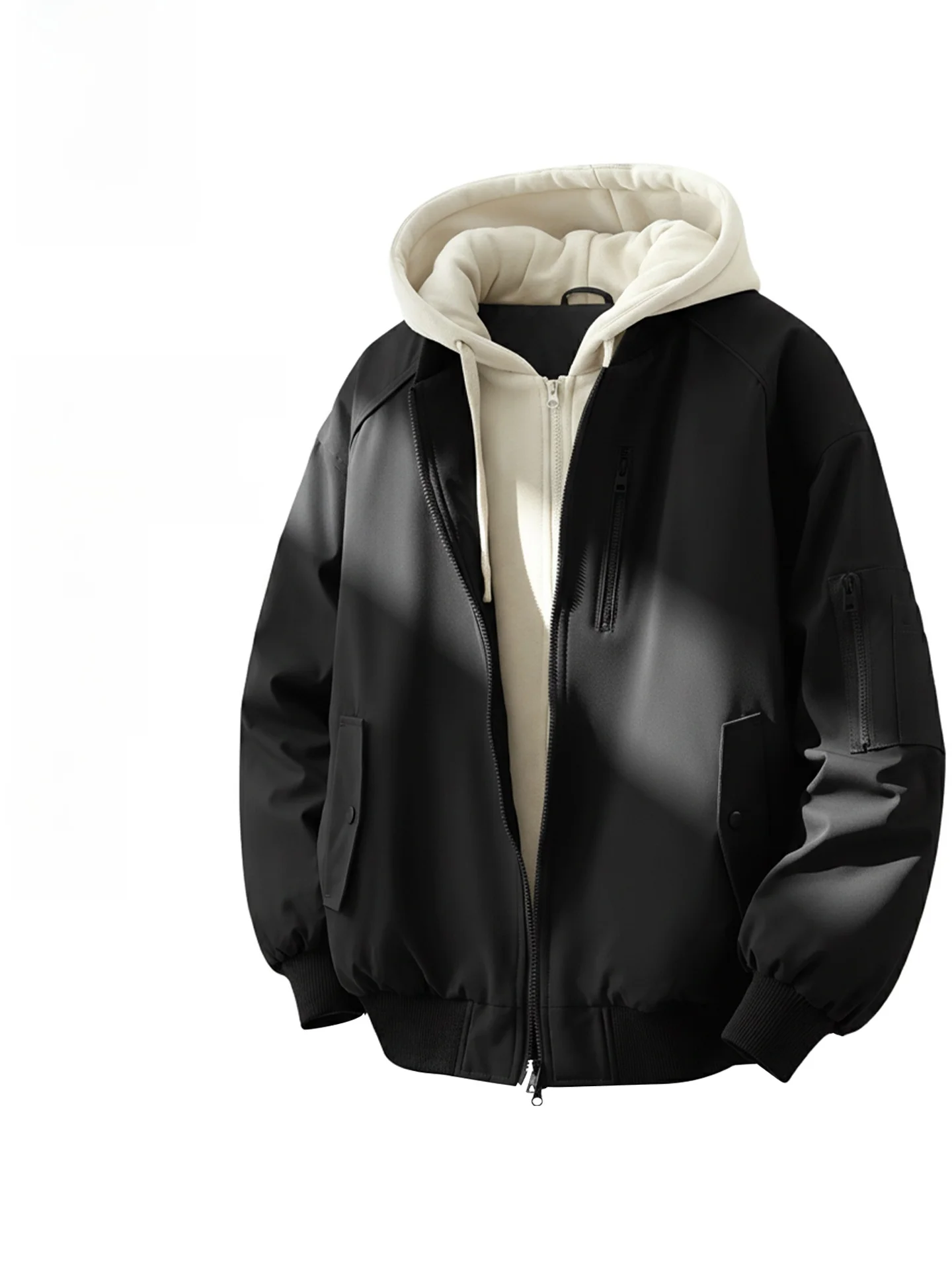 Winter Thiened Warm Hooded Cotton Jaet Men's Sle Polyester Filling Casual Youth ular Long Sve Zipper C...
Winter Thiened Warm Hooded Cotton Jaet Men's Sle Polyester Filling Casual Youth ular Long Sve Zipper C...