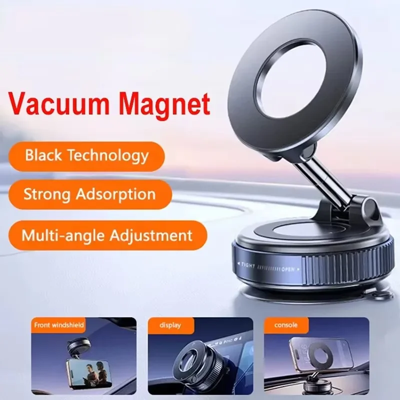 Vacuum Magnet Phone Bracket Multi-angles Adjustment Strong Magnetic Suck Design Car Holder For iphone Navigation Foldable Stand
Vacuum Magnet Phone Bracket Multi-angles Adjustment Strong Magnetic Suck Design Car Holder For iphone Navigation Foldable Stand