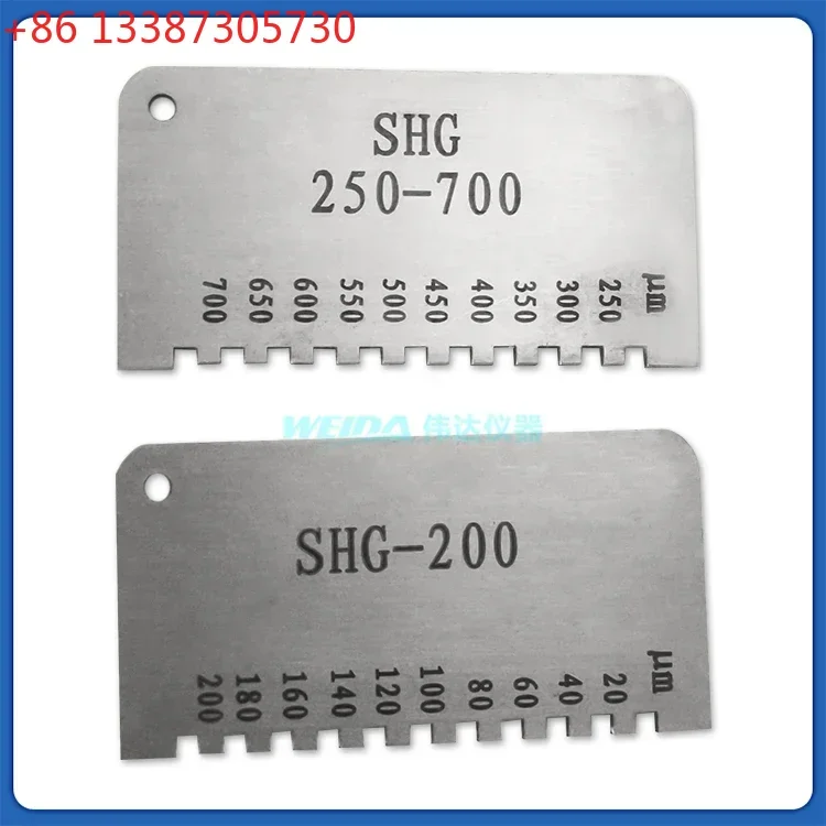 PS2630 Stainless Steel Comb Gauge SHG Comb Type Wet Film Thickness Gauge Film Thickness Gauge
PS2630 Stainless Steel Comb Gauge SHG Comb Type Wet Film Thickness Gauge Film Thickness Gauge