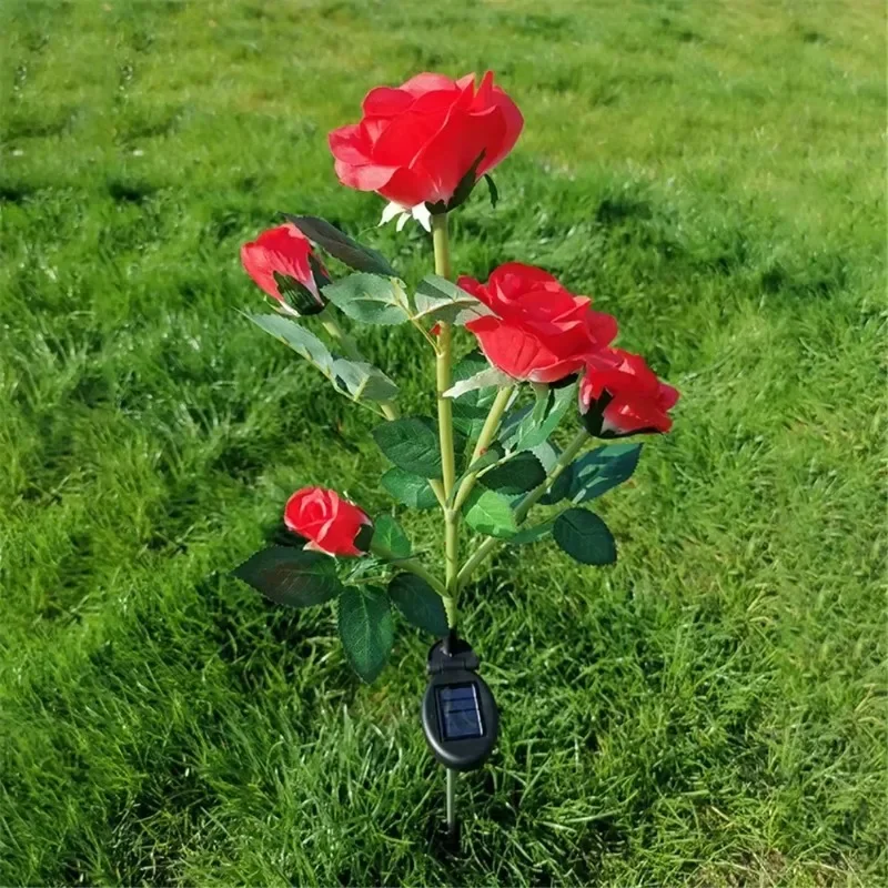 1 Bundle 5-Head Artificial Rose Flowers Simulate Garden Lights Used for Lawn Courtyard Garden Wedding Atmosphere Decoration
1 Bundle 5-Head Artificial Rose Flowers Simulate Garden Lights Used for Lawn Courtyard Garden Wedding Atmosphere Decoration
