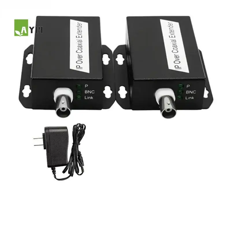 AY14 -1Pair Ethernet IP Extender Over Coax HD Network Kit Eoc Coaxial Cable Transmission Extender US PLUG
AY14 -1Pair Ethernet IP Extender Over Coax HD Network Kit Eoc Coaxial Cable Transmission Extender US PLUG